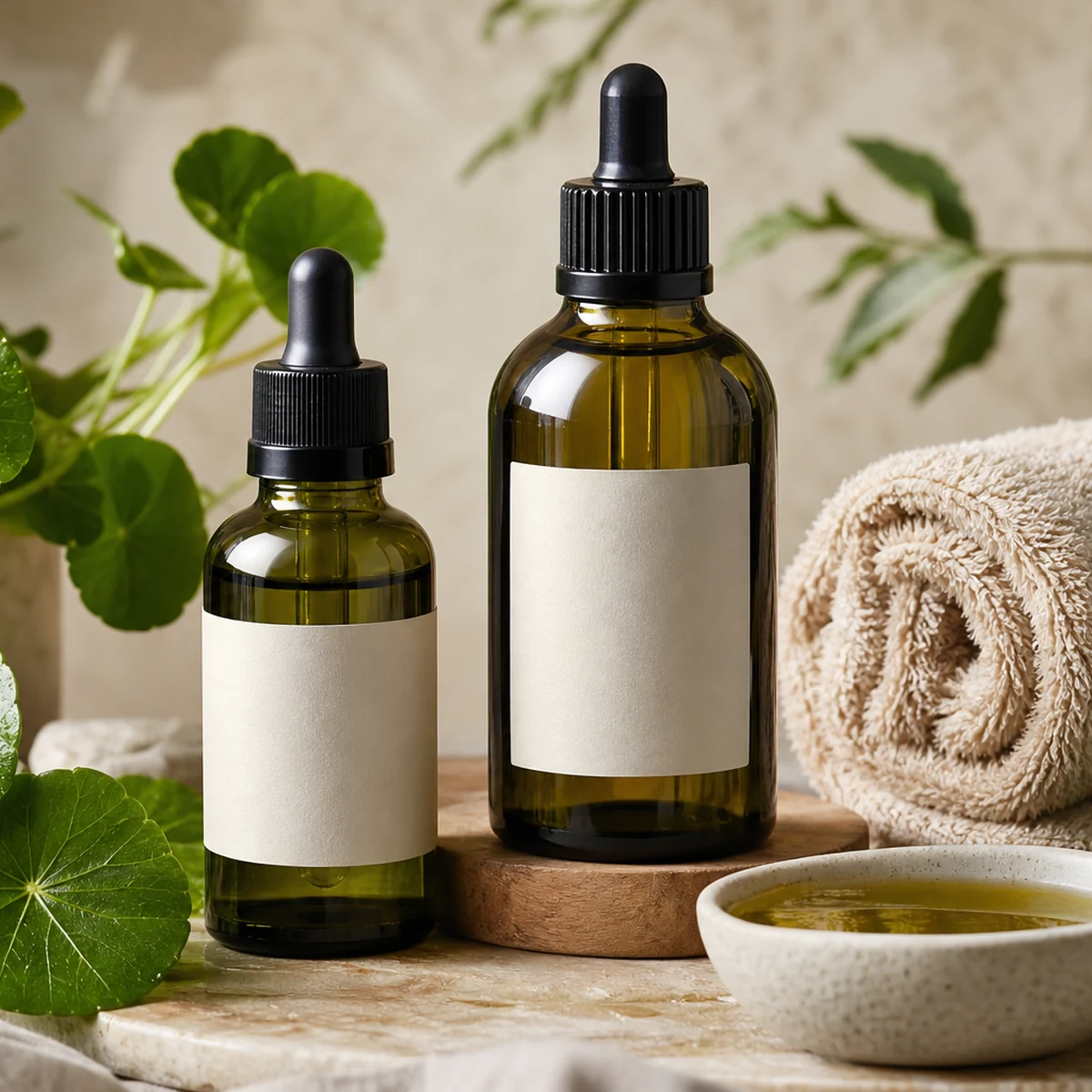 Beauty Glow-Up Bundle with Gotu Kola Oil + Clear Complexion Tincture